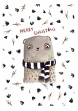 christmas animal Christmas Card 22907 created by Agata Madejska