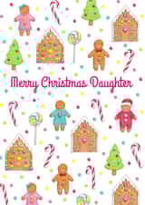 merry daughter Christmas Card 6165 created by Hazel Fisher Creations