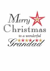 grandad xmas Christmas Card 5830 created by Gellie Design