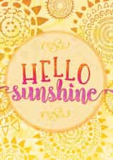 hello sunshine Just because Card 28530 created by Noonday Design