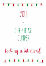 christmas jumper Christmas Card 26858 created by Caryl Halstead