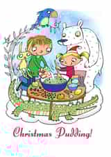 christmas pudding Christmas Card 25272 created by Beccy Blake