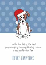 from the dog dog Christmas Card 7489 created by HC Illustrations