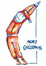 halfmoon christmas Christmas Card 29585 created by Flo Le B.