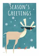 reindeer seasons Christmas Card 23731 created by Daviz