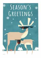 reindeer Male Christmas Card 23733 created by Daviz