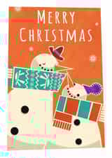 snowman Male Christmas Card 23736 created by Daviz