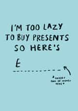 presents money Birthday Card 22195 created by Lauren Goodland