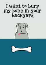 rude anniversary Valentines Day Card 1352 created by Pottsy Prints