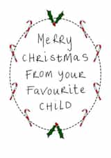 merry christmas Christmas Card 6138 created by Rachel Storey Illustration