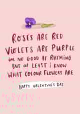 roses are Valentines Day Card 28555 created by Lucy Maggie Designs