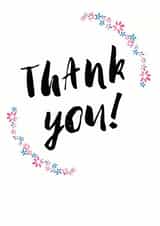 thank you Thank You Card 6141 created by Rachel Storey Illustration