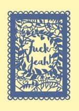 fuck yeah Congratulations Card 7318 created by Pogofandango