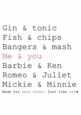 WIFE HUSBAND Valentines Day Card 25646 created by Always Sparkle