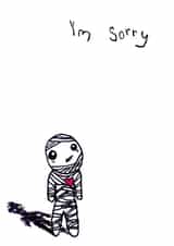 sorry gothic Sorry Card 7452 created by Memento Mori