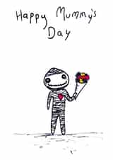 happy mummys Mothers Day Card 7454 created by Memento Mori