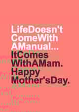 mam love Mother's Day Card 5648 created by Redrakoon