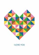 i love Valentines Day Card 26640 created by Ink & Ocean