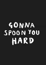 spooning cuddly Valentines Day Card 22199 created by Lauren Goodland