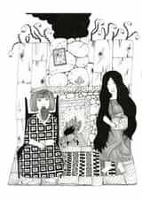 blackandwhite birthday Card 23254 created by Erika Rier