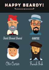Not Happy Birthday, but Happy Beardy for that bearded chap created by Jon Higham