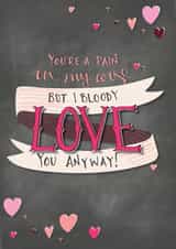 love valentines Valentines Day Card 26716 created by Claire Lefevre