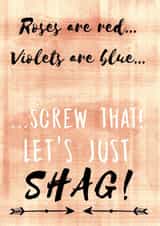 valentine violets Valentines Day Card 28741 created by michael cheung