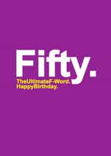 50 birthday Birthday Card 5655 created by Redrakoon