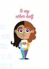 love lesbian Valentines Day Card 27386 created by Michelle Hird