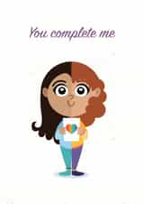 transgender love Valentines Day Card 5044 created by Michelle Hird