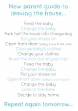 new parent New Baby Card 7733 created by Victoria Grace Designs