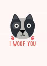 love dog Valentines Day Card 26804 created by Leeann Walker