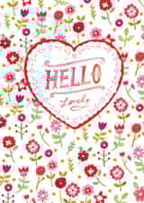 hello lovely Just because Card 6428 created by Louise Anglicas