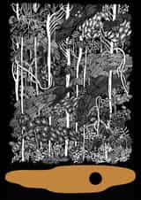 tree moon Card 23413 created by Yijing Li