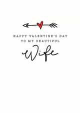 valentines wife Valentines Day Card 29805 created by Emma Maddocks