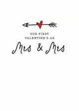 lesbian lgbt Valentines Day Card 7680 created by Emma Maddocks