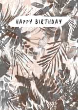 Birthday tropical Birthday Card 30246 created by Sophie Wade