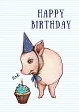birthday animal Birthday Card 1065 created by Anna Stankevich