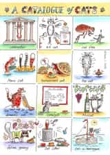 cats humour Just because Card 7979 created by Helen L Smith