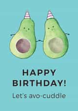 avocado birthday Birthday Card 6385 created by Nicole Julia
