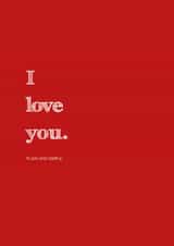 Love Anniversary Valentines Day Card 27158 created by Ginger Ink Design