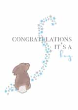 congratulations boy New Baby Card 7749 created by House of Hope
