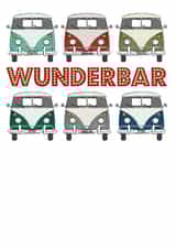wunderbar splitty Congratulations Card 8007 created by vdubxs