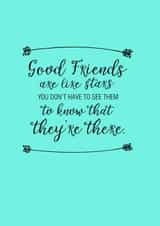 good friends Love & Friendship Card 28470 created by Rachel Storey Illustration