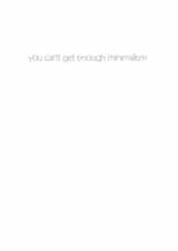 minimal minimalism Card 30335 created by Passion 4