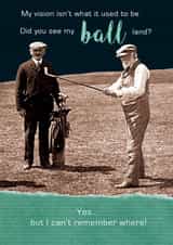 golf memory Birthday Card 3148 created by JellynBean