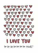I Love You So Much Card created by Angela Chick
