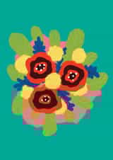 floral flower Mother's Day Card 22451 created by Juliana Motzko