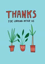 Thanks For Looking After My Plants Card created by Angela Chick
