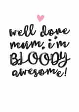 mothers day mum Mothers Day Card 28303 created by Mrs Best Paper Co.